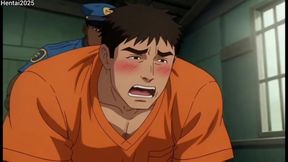 Interracial Prison Guard Anal in jail compilation cartoon hentai animation