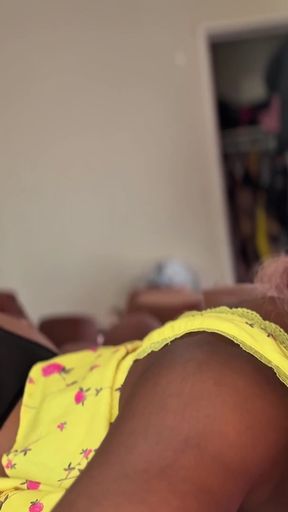 My boyfriend at work when my stepdad is in my hot teen pussy stretch me out wide   Clip 1