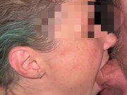 MILF Sucks and Slobbers on Head and Then Deepthroats Big Uncut Cock! Onlyfans Snookybaby28