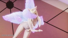 [mmd] Apink - Dumhdurum Ahri Sexy Naked Dance League of Legends Hentai Uncensored
