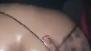 Adorable redbone swallows and ejaculates on my penis