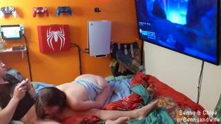 Relaxing with some Destiny and a blowjob