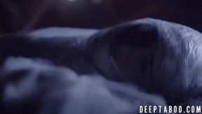 Adriana Chechik takes on two cocks & swallows every drop in kinky foursome