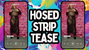 Hosed striptease