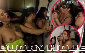 Public Glory Hole Series - Kali Kreme Louise Ivy Peggy