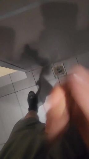 Ass Play and Cum in the Mcdonald&#039;s Bathroom