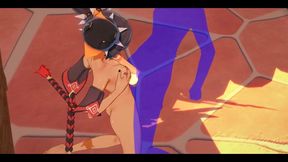 Genshin Impact Hentai - Xinyan Hardsex - Japanese Asian Manga Anime Film Game Porn