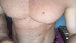 European Model Jerks His Dick
