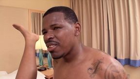 Dirty ebony German chick craves massive cum dump on her smooth slit&#x201D;