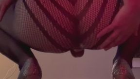 Sissy Shiera Fucks Her Femboy Ass with Huge Dildo