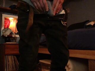 Preview, teasing and smacking, jerking off my large, obese, 7 inch oiled wang - Full clip on OnlyFans