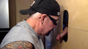”Black Man Milked At The Gloryhole”