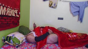 Desi Wife woke middle of the night made her suck husbands dick and have sex