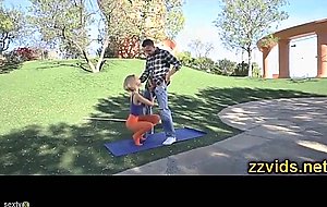 Erica Fontes gorgeous blonde outdoor fuck