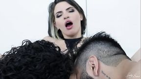 Threesome! Mega anal with hotwife and the new girl with big tits