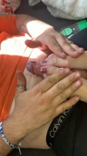 Sexy footjob and cum on wrinkly soles -Francesca Valentine