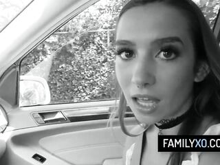 Sexy hottie wishes to bang with her stepdad