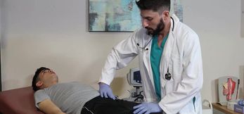 Horny doctor Scott Demarco screws Rob Quin to appro