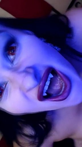 Vampire Goddess Cums Like Crazy