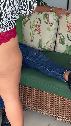 Friendly Visit Turns Into Wild Sex with a Slut!