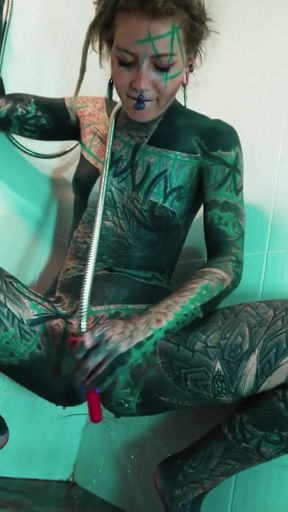 Teen's Shower Wand Solo Session   Clip 1