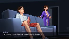 THE NEW SCENES OF (GOLD) FROM THE SUMMERTIME SAGA WITH DEBBIE HD +18 HENTAI.