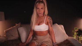 Sarah Harlow's dirty talk and dildo play will make you cum hard!