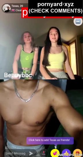 Teen amateur webcam model shows her reaction to viewer's messages