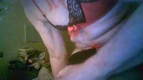 Shitpipe cunt Sarah'_s degradation, she smokes, fucks herself with 9 inch dildo, and wanks her clit