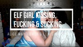 Elf Girl Kissing, Fucking & Sucking - B/G