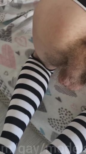 Thrilling moment from &quot;Dominant fucking and obedient sissy femboy teen 18 year old had an orgy!&quot;