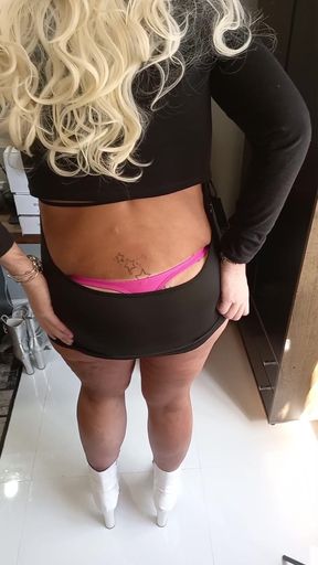 My Ass Wearing New Bikini and Miniskirt