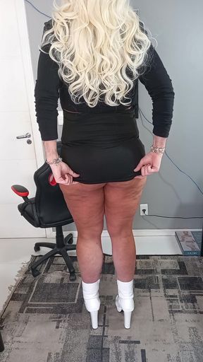 My Ass Wearing New Bikini and Miniskirt