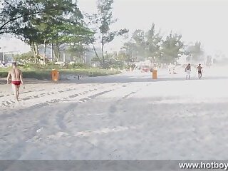 hot waiter punched me dick