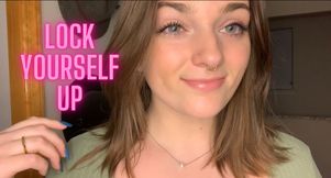 Lock Yourself Up for Goddess Emma - Chastity Cuckold Verbal Humiliation