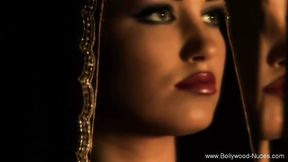 Exotic Brunette Beauty Rules The Night Relaxing Moment