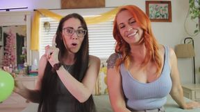 Sunnie Soleil's first Helium Inhalation Clip with SluttySarah, SPH unfortunately, it doesn't go exactly as planned (SPH, Voice Modification, Mean Girls, Femdom, Verbal Insults, Unexpected, Balloons Nonpop) ft Sunnie Soleil