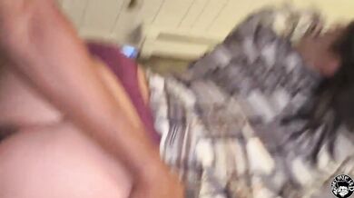 Busty latina stepmom lets lil d hit doggy style while dad's away pt 1
