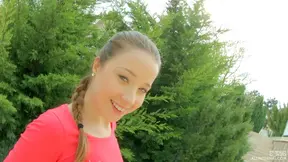 Sultry Babe with Cute Ponytail Takes Two Big Cocks Simultaneously