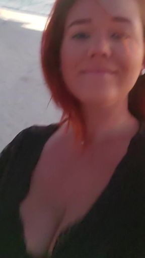 Walking Along the Beach