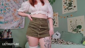 Upskirt Game With Step Bro