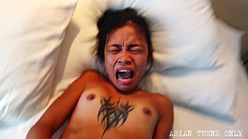 Sexy Asian couple enjoys double anal rimming and triple multi-orgasm