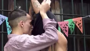 Latin Leche: Short Haired Stud with Big Tool
