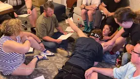 Hot milf mom gets gangbanged at Portland study group