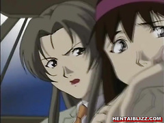 Nun hentai gets licked her pussy by monster