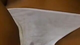 Masturbation Queen - Sexy Brunette MILF Fingers Hairy Pussy In Living Room