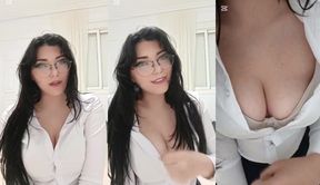 Glasses German Mommy JOI Edging Cum Guzzler Destroyed