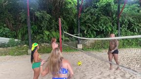 PARTIDA DE VOLEI ACABA EM UMA VERDADEIRA SURUBA