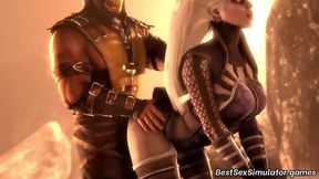 Mortal Kombat 3D sex compilation with scary girls fucking and sucking dicks