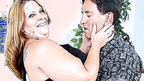 ”Brunette Plumper Leighann Gets a Treat”